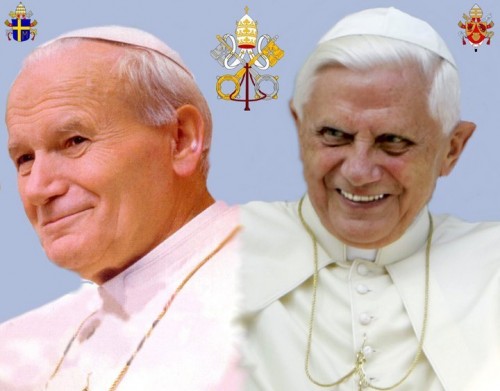 Giovanni PaoloII e Benedetto XVI.jpg